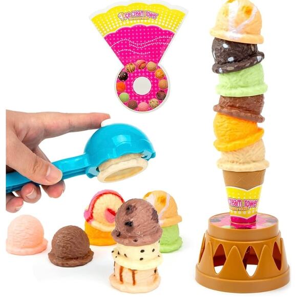 Liberty Imports Ice Cream Stacking Tower Toy (NWT) - Picture 2 of 5